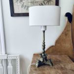 Skärm oval crèmevit