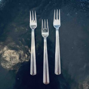 Set med 3 små sillgafflar rostfria
