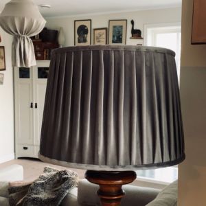 TILLFÄLLE: Paret Lampskärmar Anastacia GRÅ - diameter 35 cm