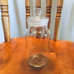 Glasvas m handtag