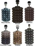 Lampfot Keramik Bubbles - 21 färger - 4 storlekar