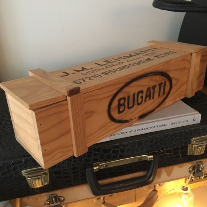 Trälåda Bugatti