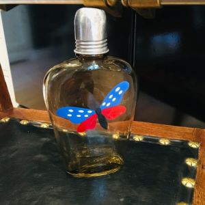 Fickplunta glas - Fjärilsmotiv