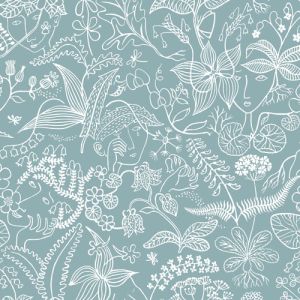 TYG Grazia Grande NEGATIV - Stig Lindberg - 2 färger - Trevira CS Voile