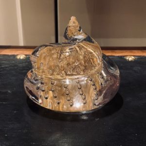 Glaskonst Brevtyngd Snäckformad