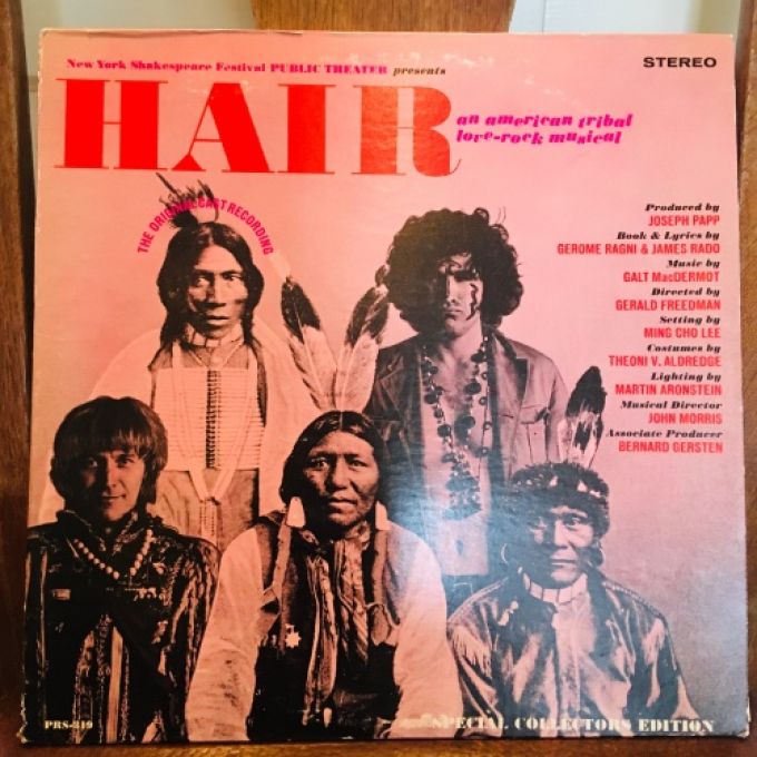 LP: Hair - an american tribal love-rock musical