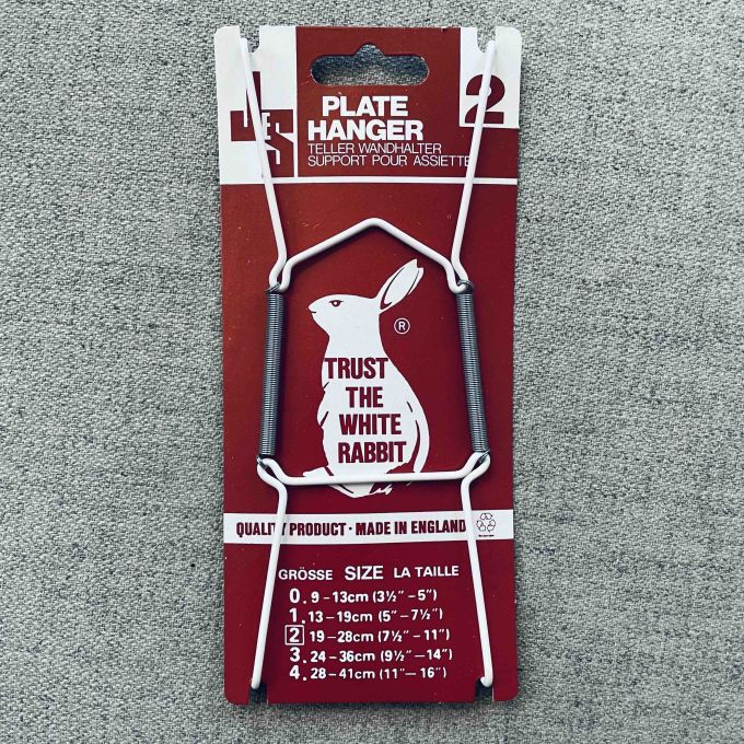 Tallringshängare / Plate Hanger - storlek 19-28 cm - Finns 6 st