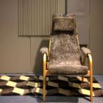 Stolsöverdrag Fårskinn - modell Lamino