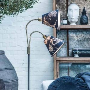 Skärm m toppringfäste - mönster Tulpan av Cecilia Hall - 3 färger