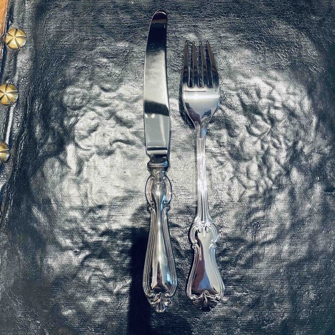 Olga bestick - kniv och gaffel - helt nya