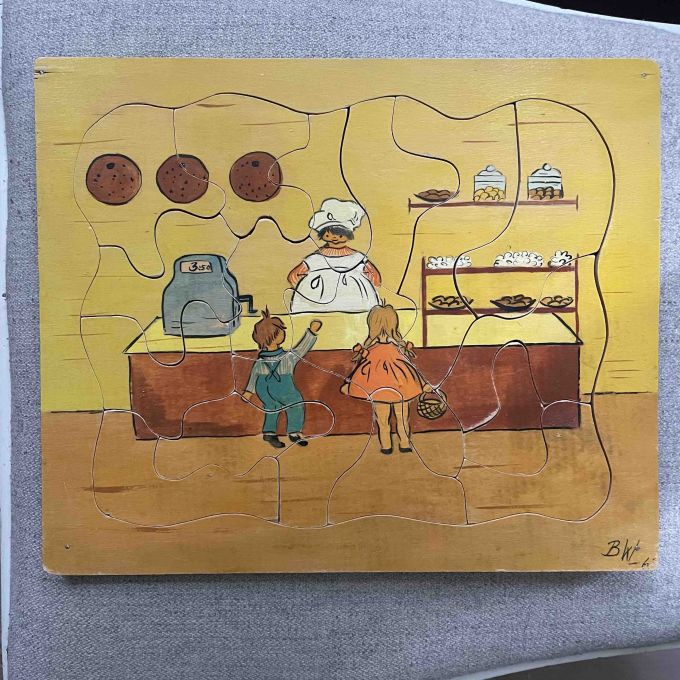 Äldre pussel 17 bitar - hantverk