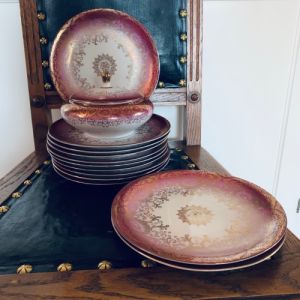 Set med 12 tallrikar + 1 sockerskål Winterling Bavaria