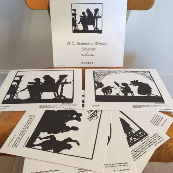 Set med 6 st grafiska blad - HC Andersson