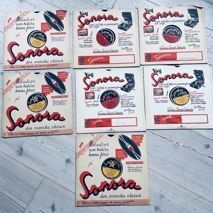 Set med 7 st Sonora stenkakor