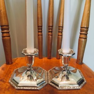 Paret Ljusstakar Nysilver