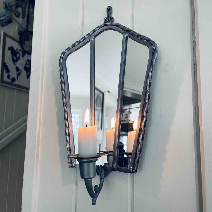 Spegellampett tenn - Glaskonst Klöva Hallar