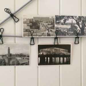 Vykort Stockholm Svartvitt - set med 4 st