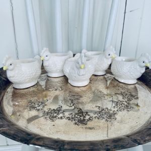 Set med 5 äggkoppar