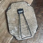 Äldre 8-kantig ram i nysilver