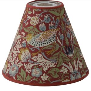 Lampskärm Toppringfäste Nutcracker - VINRÖD - 2 kvar!