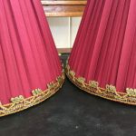 Lampskärm A-form med toppringfäste