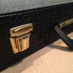 Väska Krokodilskinnsimitation 60/70-tal