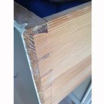 Byrå gustaviansk stil 1800-tal, 2 lådor