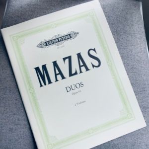Nothäfte: Duos Opus 61 - 2 Violinen - Mazas. No 1958. Edition Peters.