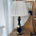 Lampfot glas blå - ny el