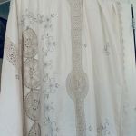Underbar duk 240*150 cm- virkad och broderad