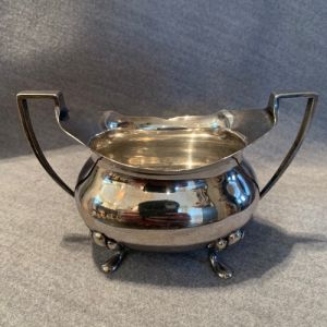 Sockerskål nysilver