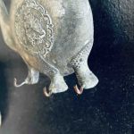 Väggprydnad tekanna med tre krokar