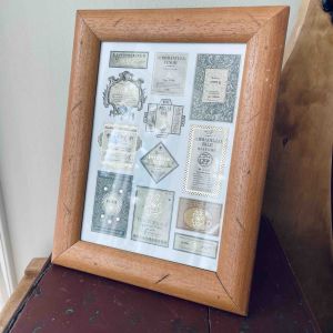 Träram med vykort från Minalima Harry Potter