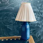 Bordslampa Rörstrand stengods - ny el