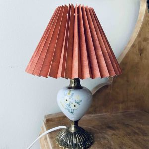 Bordslampa keramik mässing