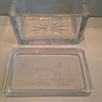 Set med glasförvaring