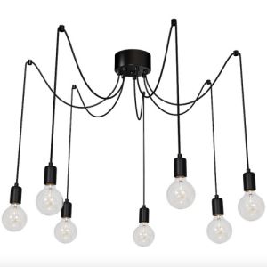 Taklampa Spindel 7 armar