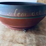 Träskål allmogemålning