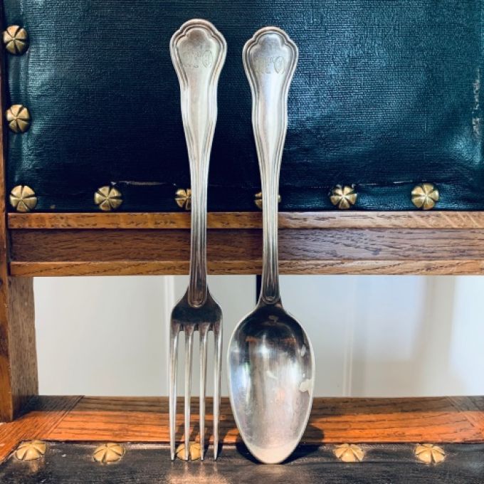 Smörkniv och Gaffel Nysilver