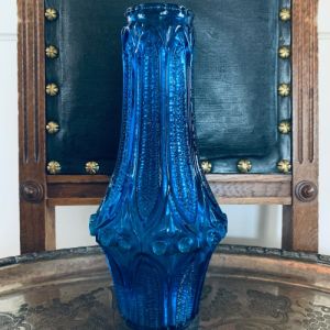 Mörkblå vas 60-tal