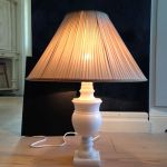 Bordslampa Alabaster m ny skärm