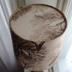 Bordslampa Trästam - Ny el!