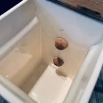 Mjölburk porslin träupphäng