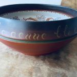 Träskål allmogemålning