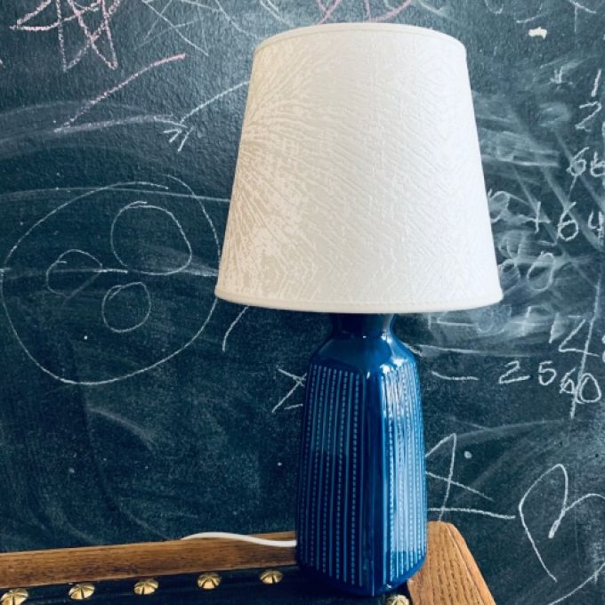 Bordslampa Rörstrand stengods - ny el