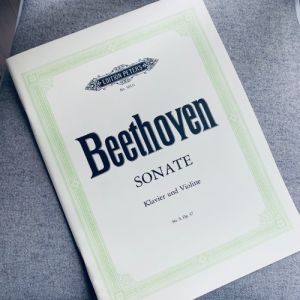 Nothäfte: Sonate Nr 9, Op. 47 - Klavier und Violine - Beethoven. No 3031i. Edition Peters.