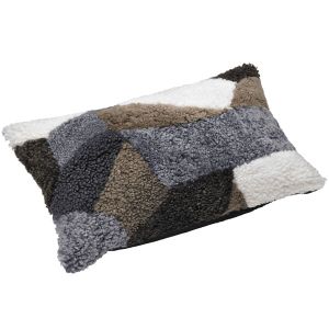 Pieces Fårskinnskudde Spillbitar 40*60 cm