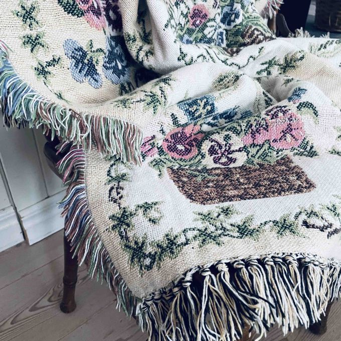 Pläd med vackra färger 120*144 cm