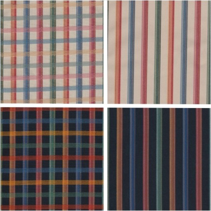Möbeltyg MAJA - Rutig och Randig - 4 färger