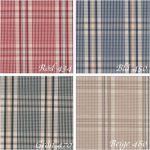 Möbeltyg NAVY RUTA -  4 färger